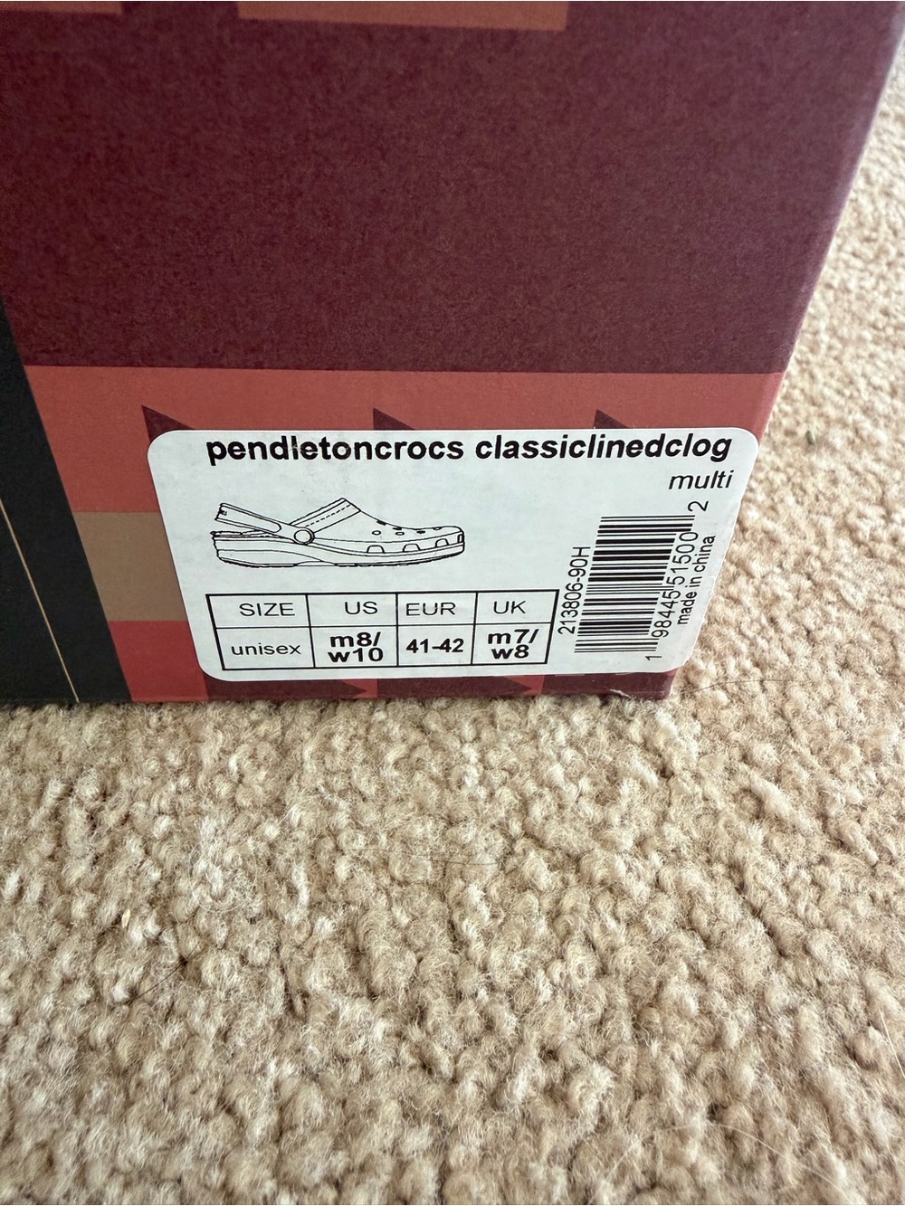Pendleton x croc collab - Picture 4 of 4